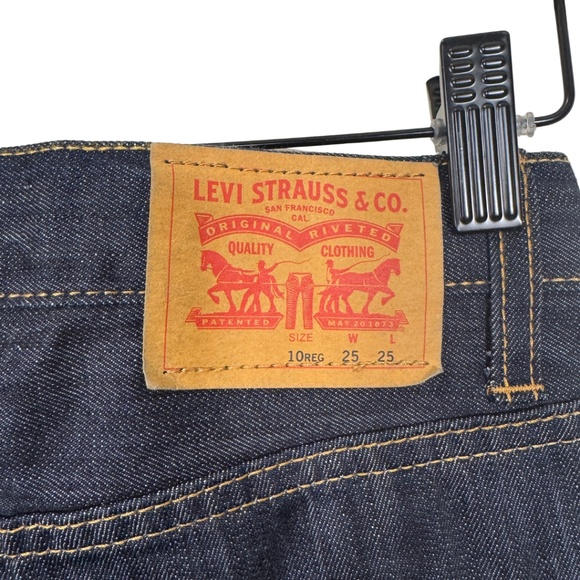 Levi’s Straight Leg Blue Jeans – Size 10 – Dark Wash 100% Cotton Classic Fit - Picture 4 of 16